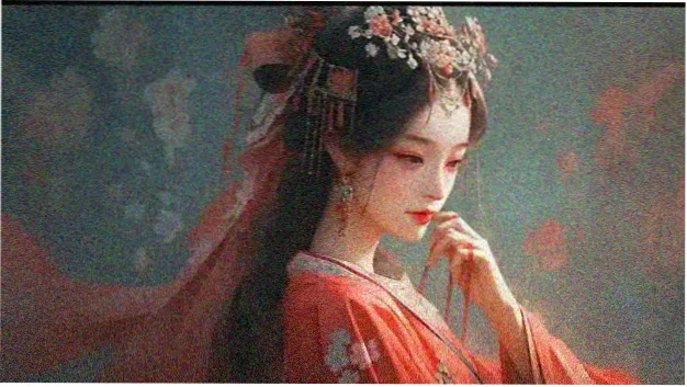 琪琪视频夜场排片示意 铜棕灯光下的幕布与折叠椅